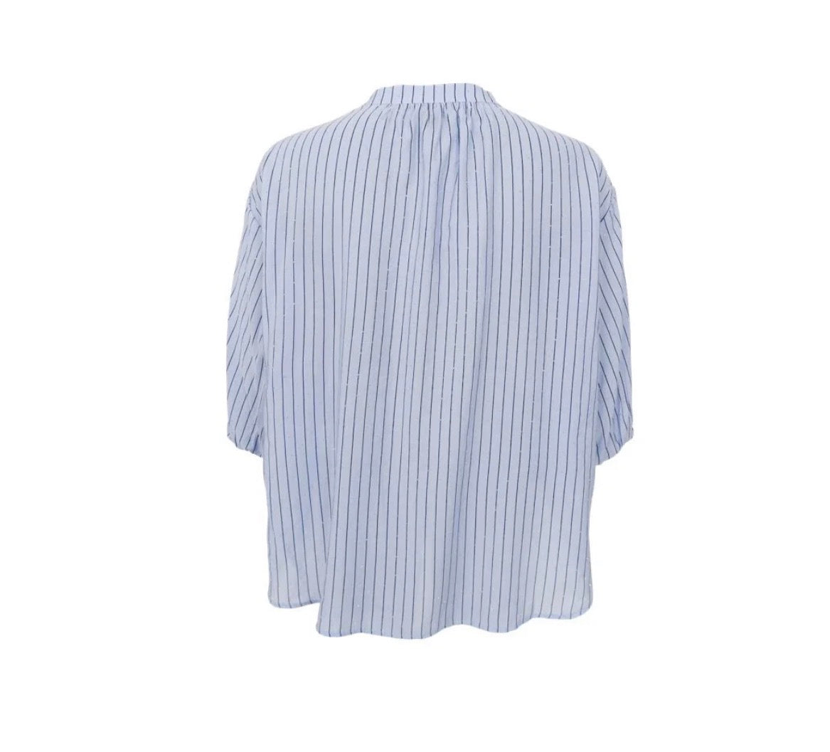 Blouse stripes light bleu