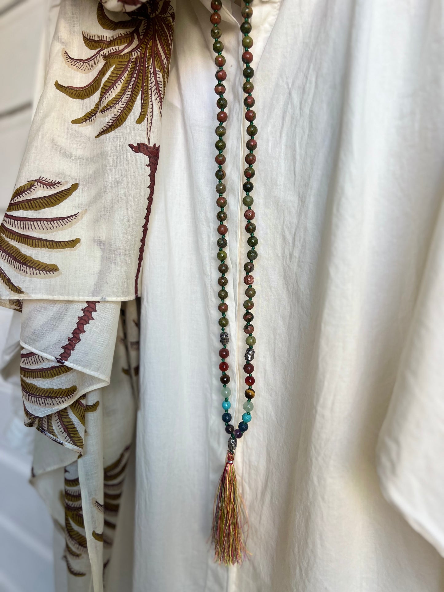 Lange mineralen ketting
