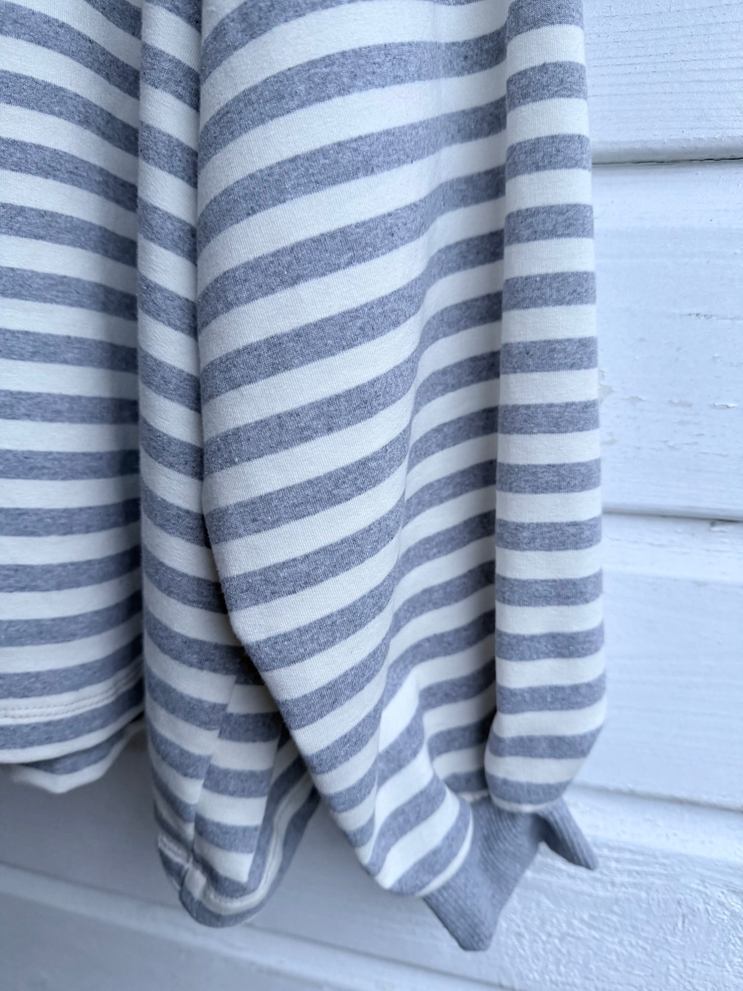 Sweat shirt stripes grey/off white