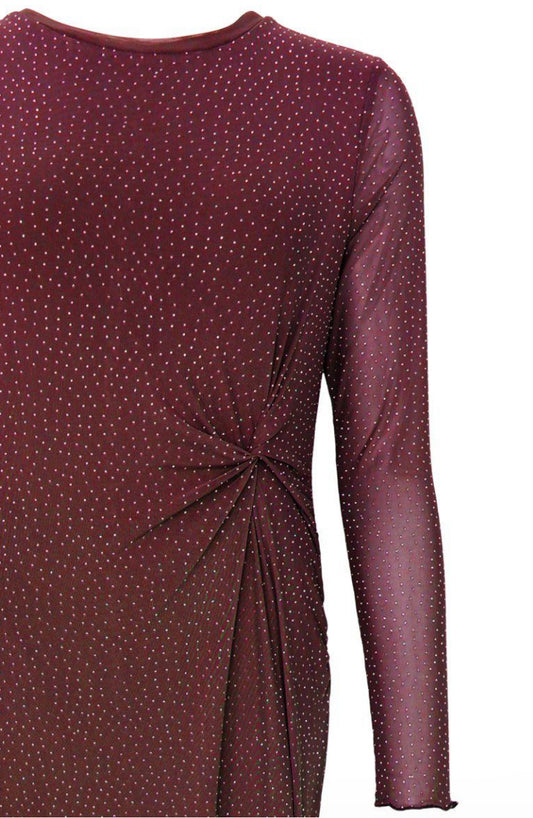 S A L E Dress Alixes Glitter Stone Plum