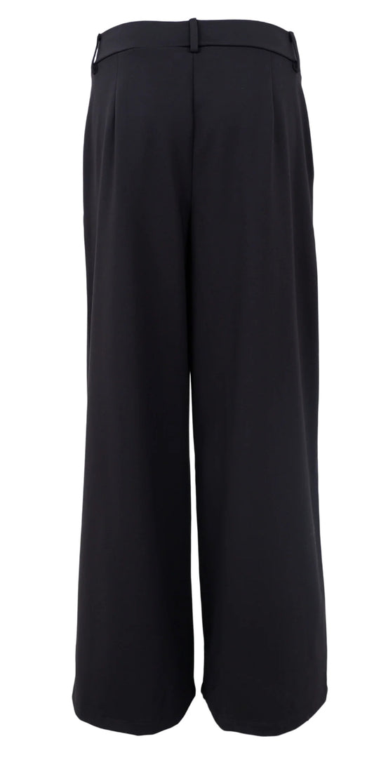 S A L E Pants Wide Leg Zwart