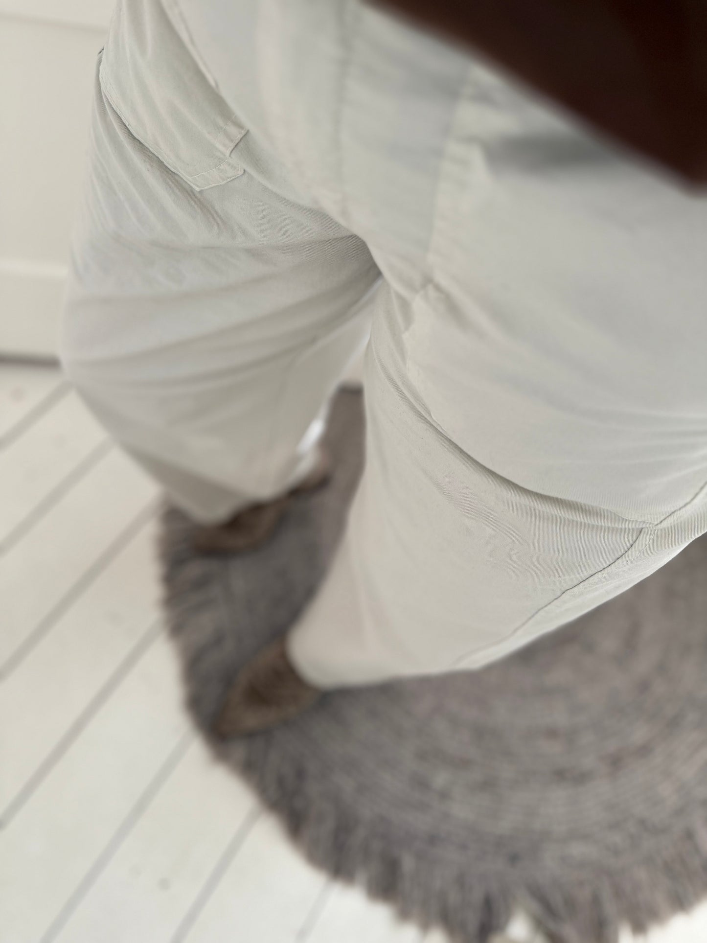 Broek ‘ballon’ model beige
