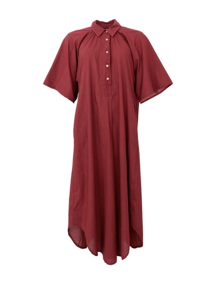 Lange jurk Molly plum