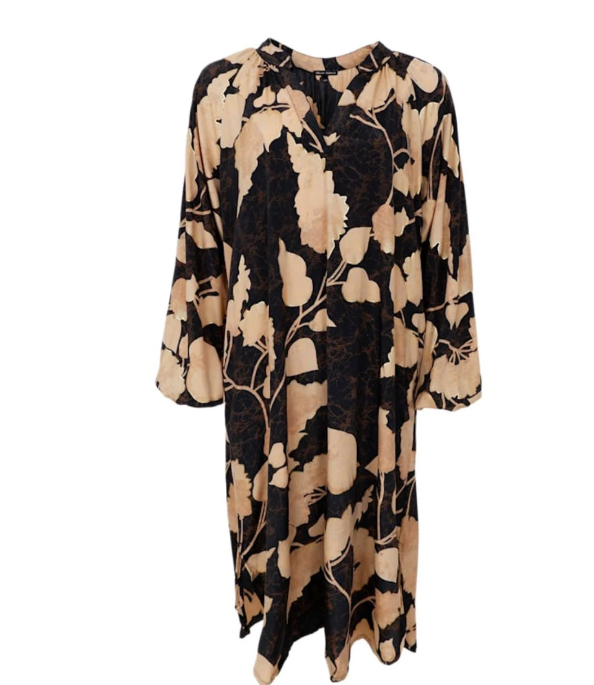 S A L E Jurk Luna Nelly Leaf