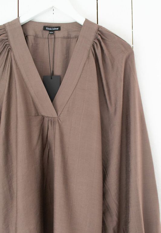 S A L E Blouse raglan mouw Mokka