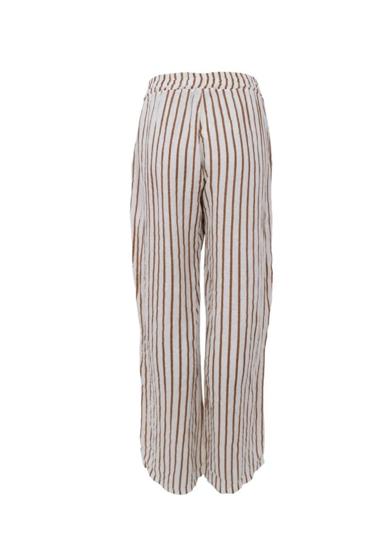 Lange linnen broek stripe