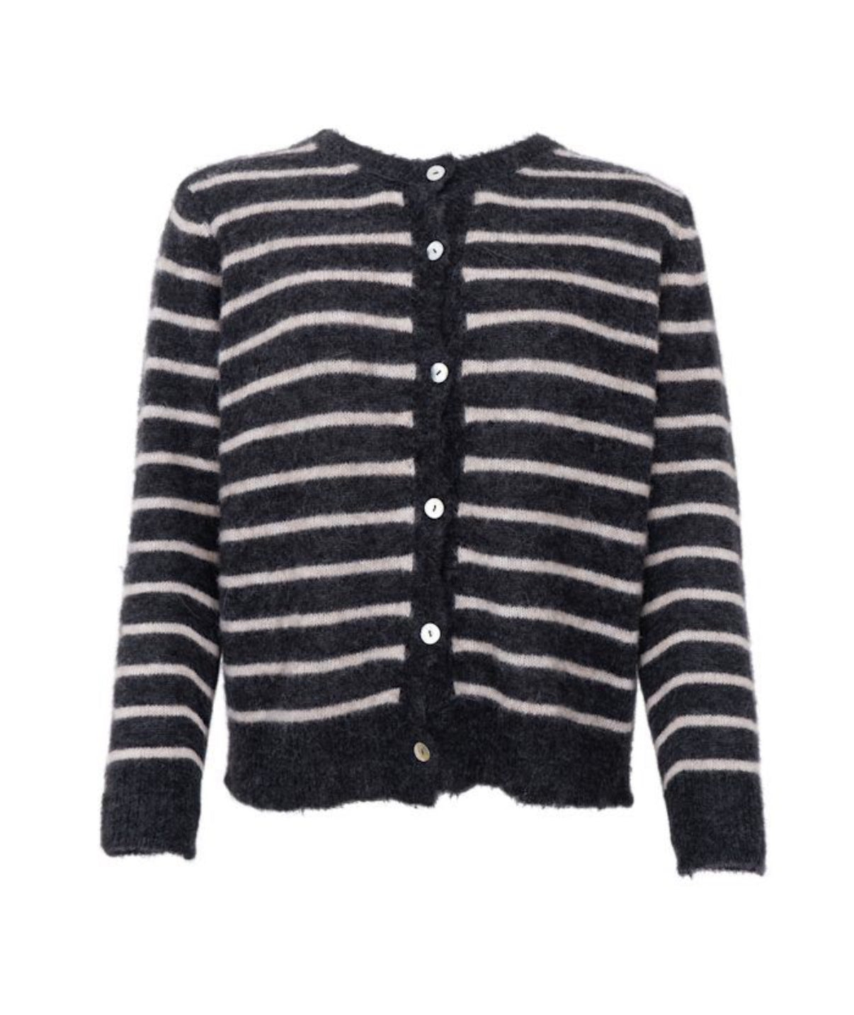 S A L E Cardigan Stripes Grey