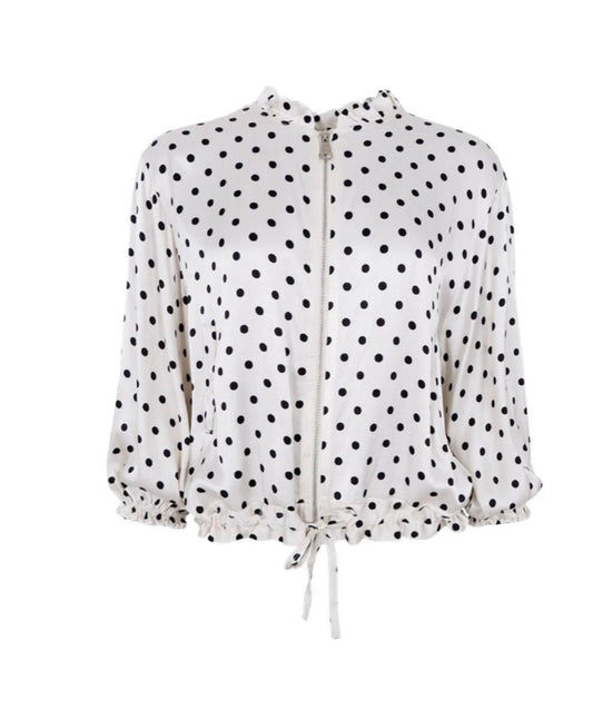 Bomber blouse/jasje Caitlin off White