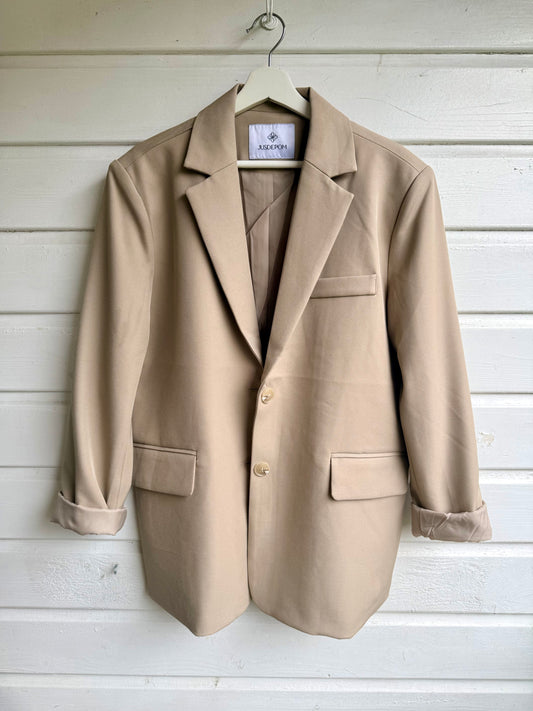Blazer oversized model beige