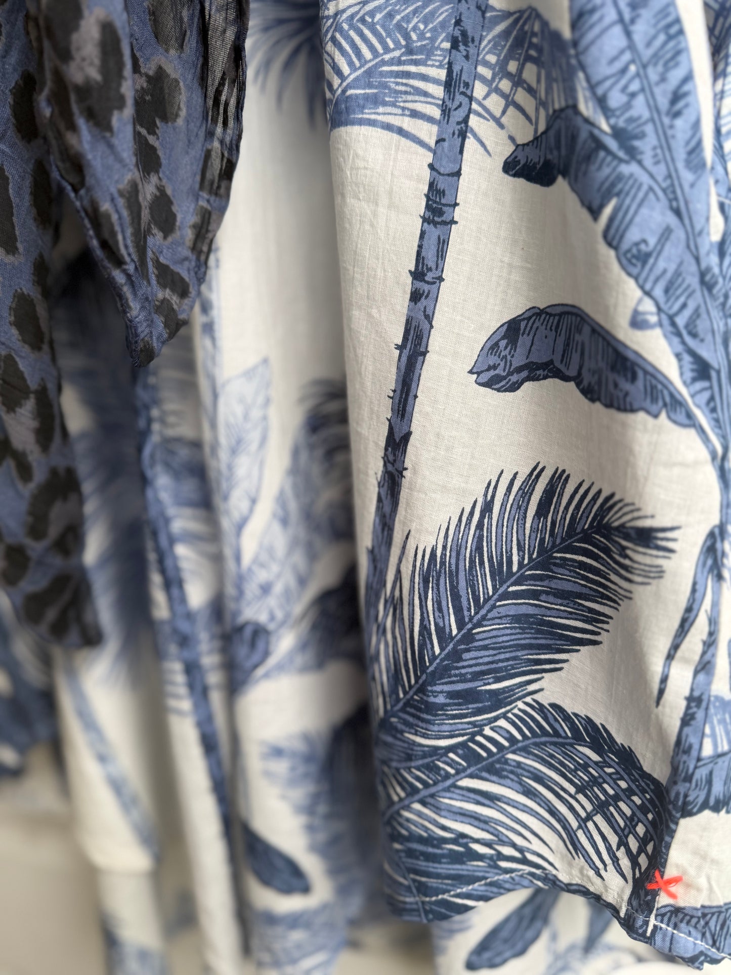 ❤️ Blauwe batik tuniek met palmprint