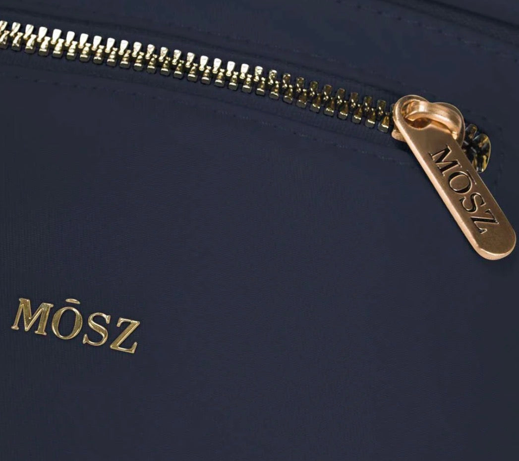 Zwarte MOSZ nylon crossbody tas