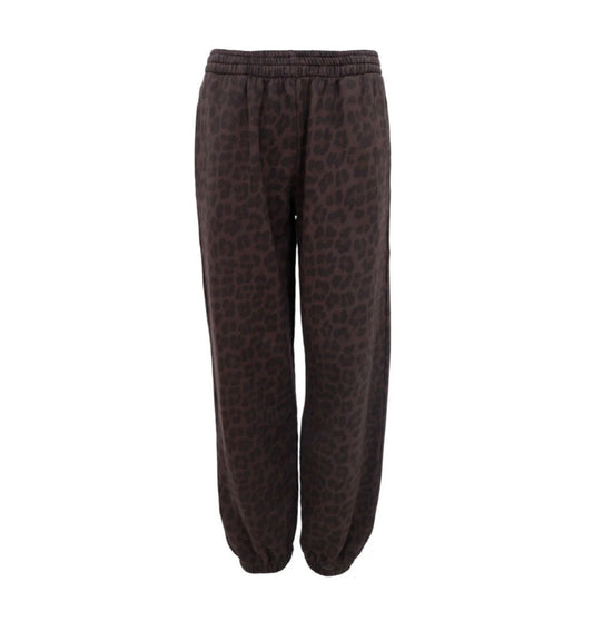 Sweat pants dark leopard