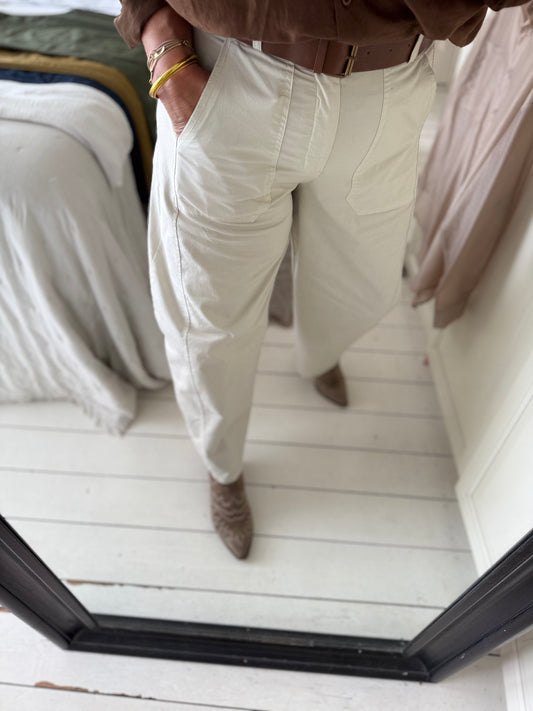 Broek ‘ballon’ model beige