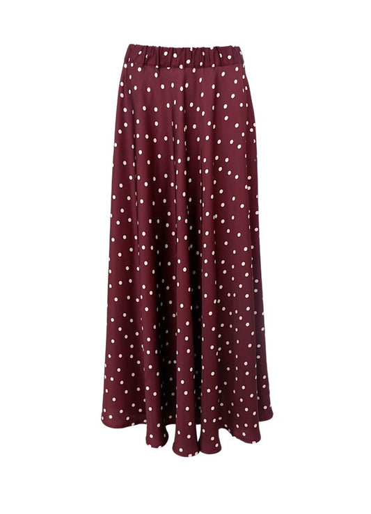 Lange rok ‘plum’ dotje