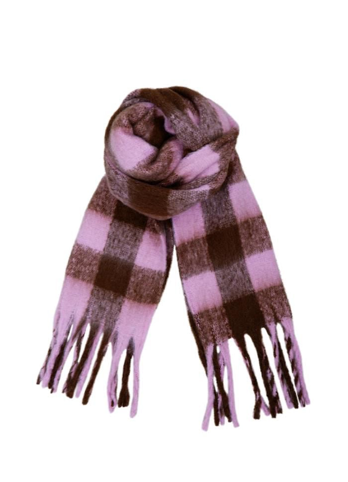 Wintersjaal rose-mocca