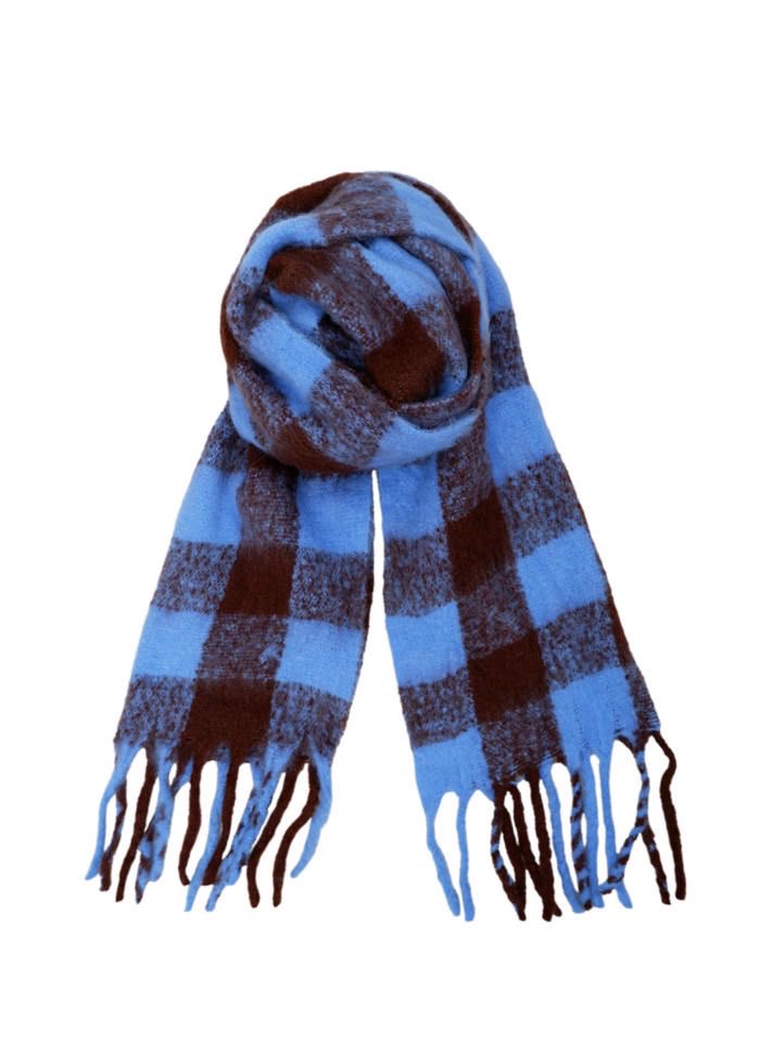 Wintersjaal blue mocca