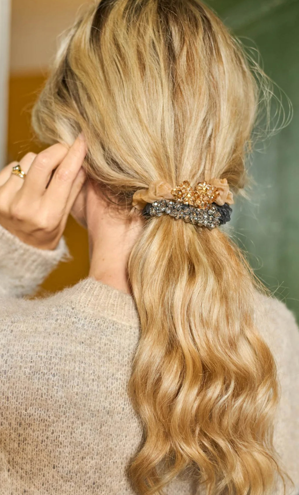 Scrunchie zwart