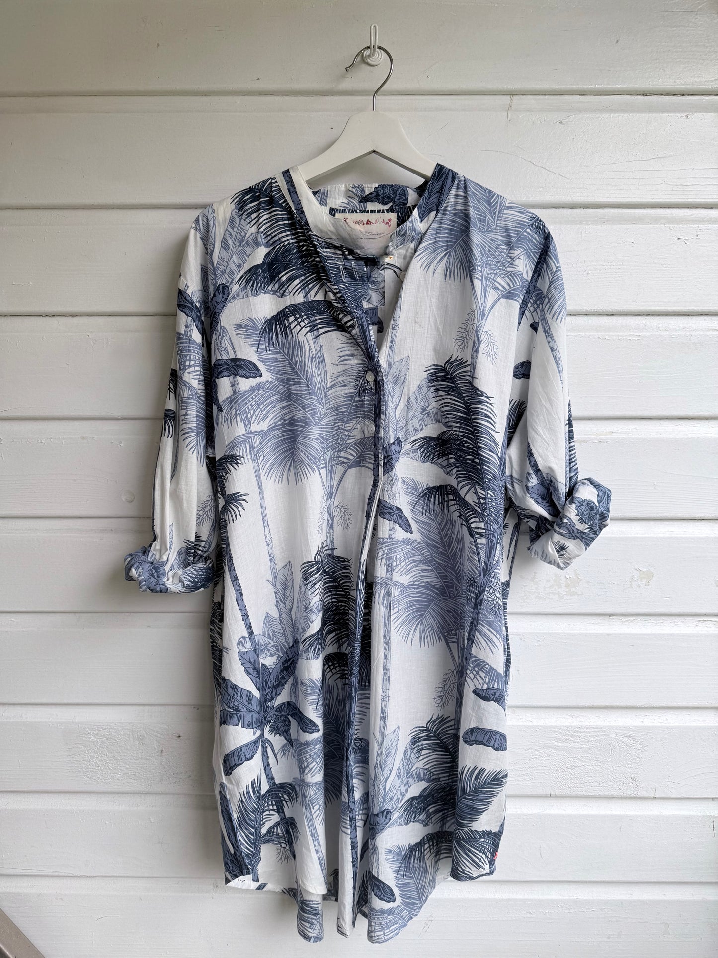 ❤️ Blauwe batik tuniek met palmprint
