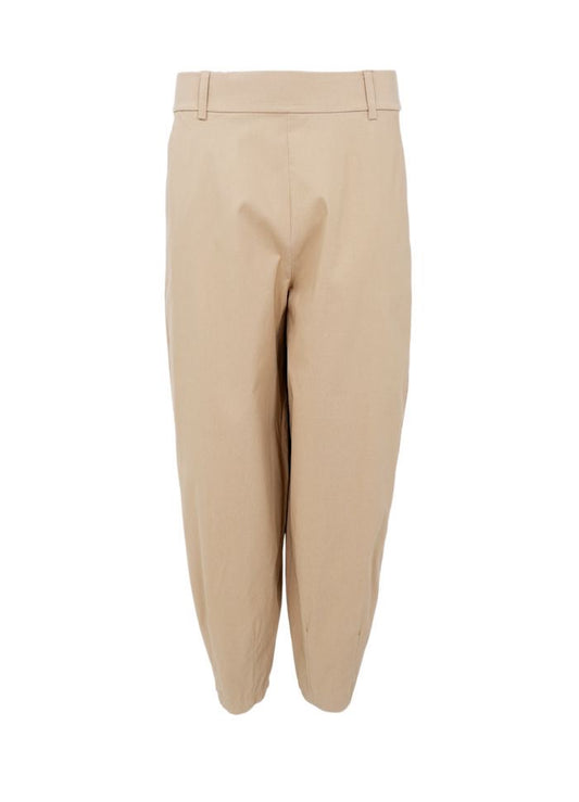 Barrel pants beige