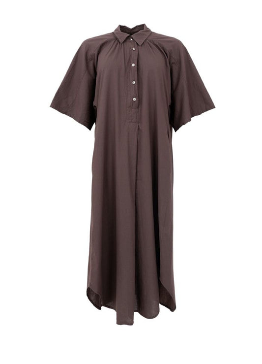 Lange jurk Molly coffee