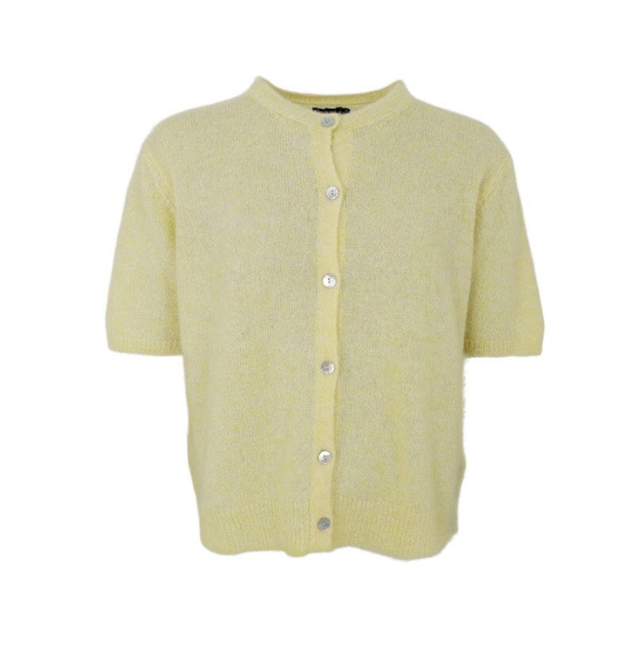 Cardigan licht geel