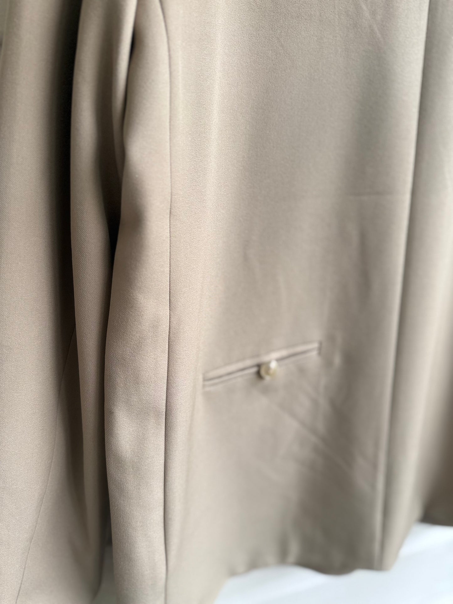 Blazer oversized model beige