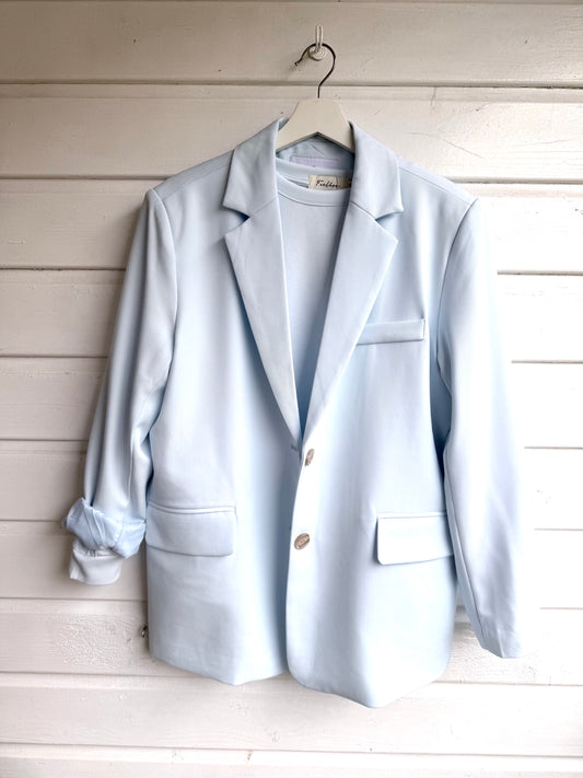 Blazer oversized model light blue