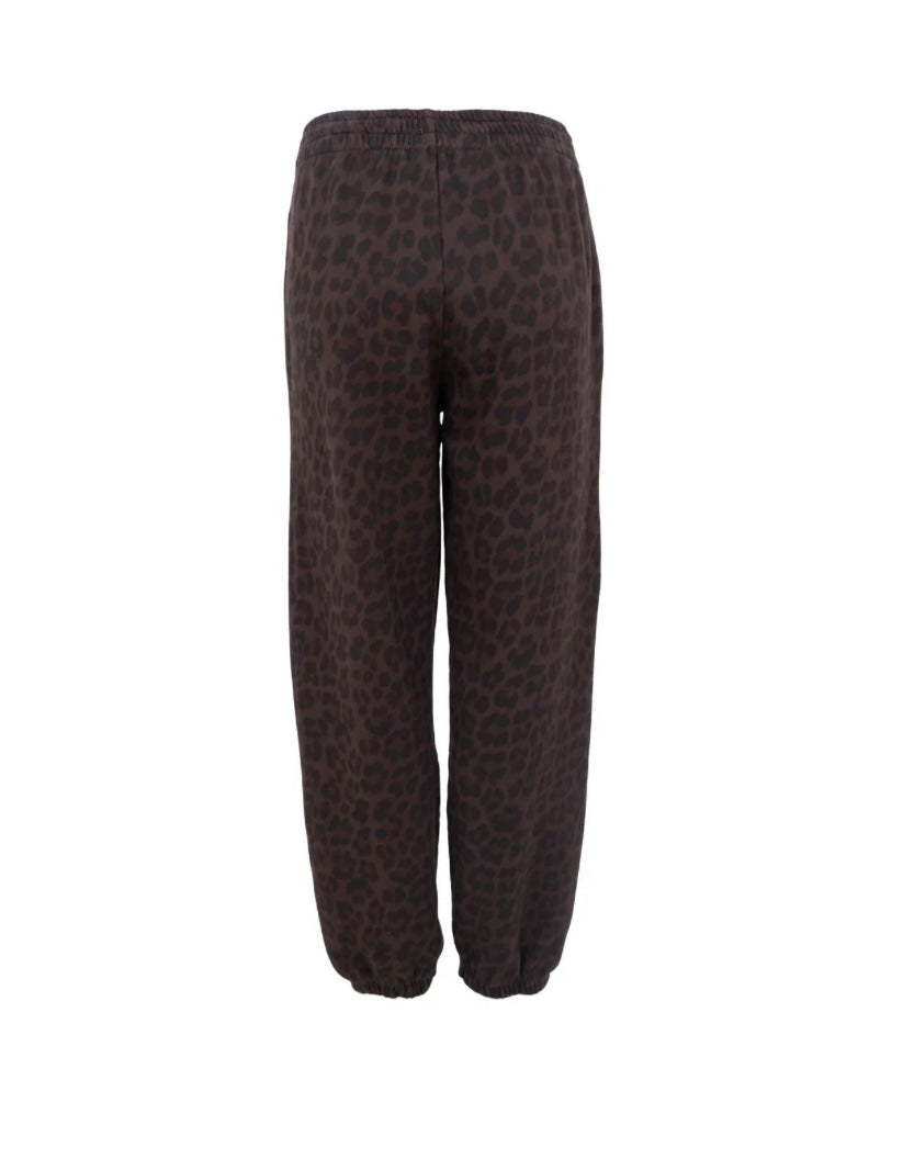 Sweat pants dark leopard