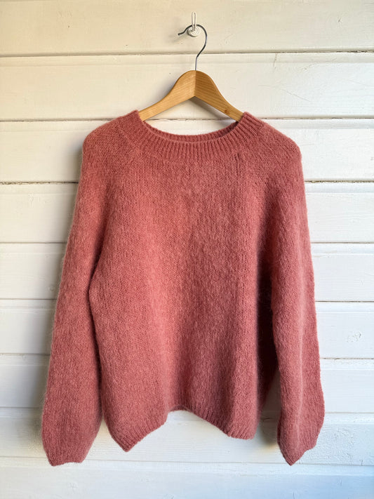 Knit ‘mohair’ blush