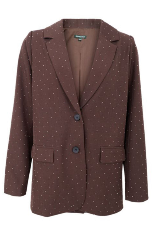 Diamond blazer coffee