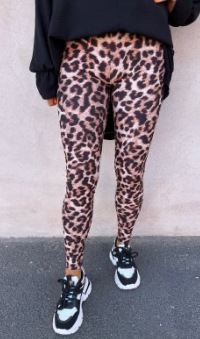Legging bruin Leo