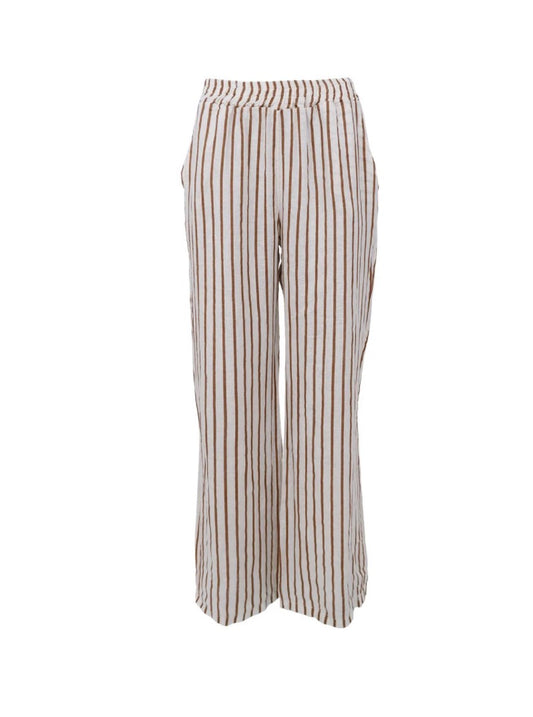 Lange linnen broek stripe