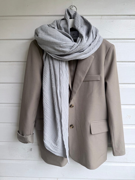 Blazer oversized model taupe