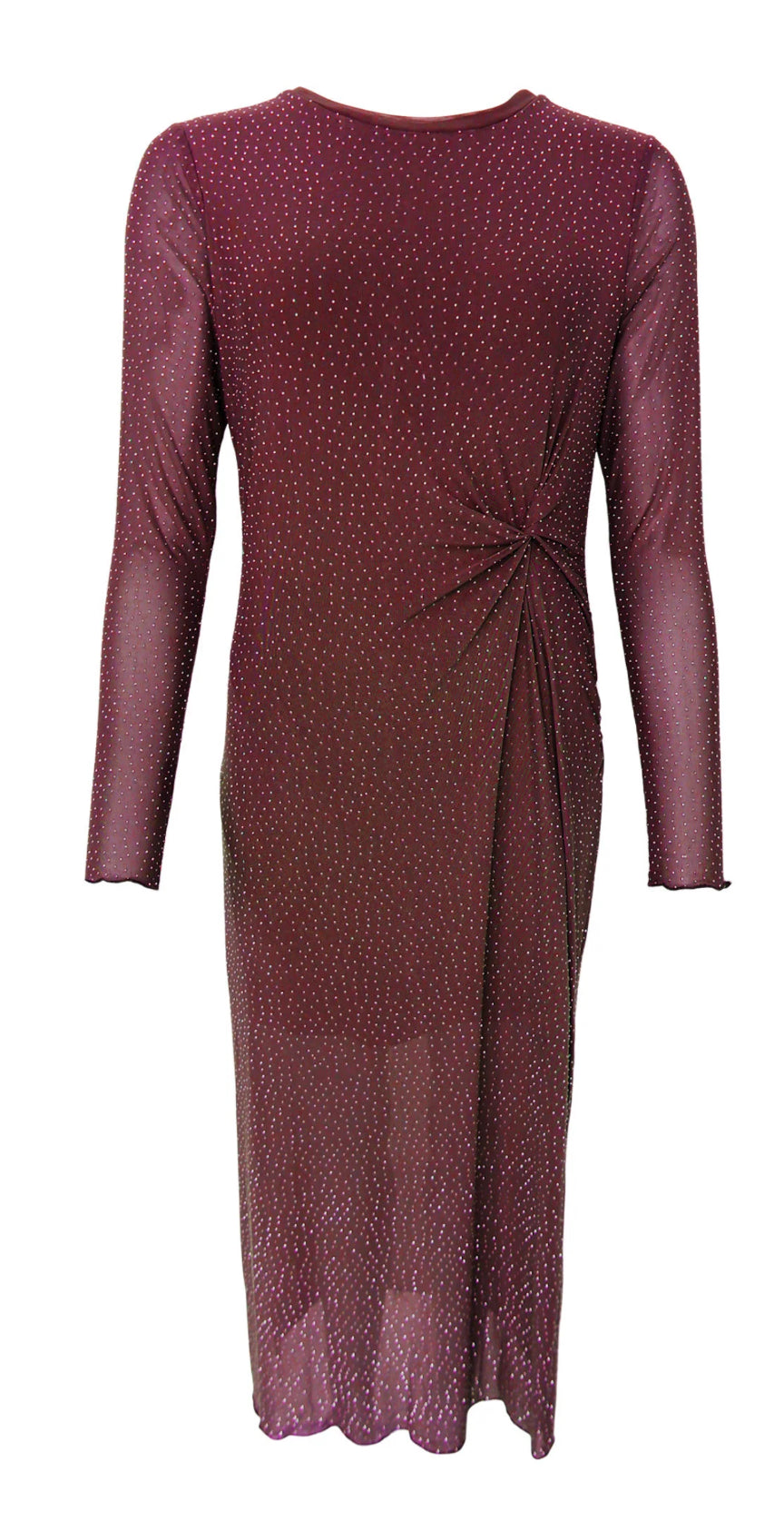 S A L E Dress Alixes glitter stone plum