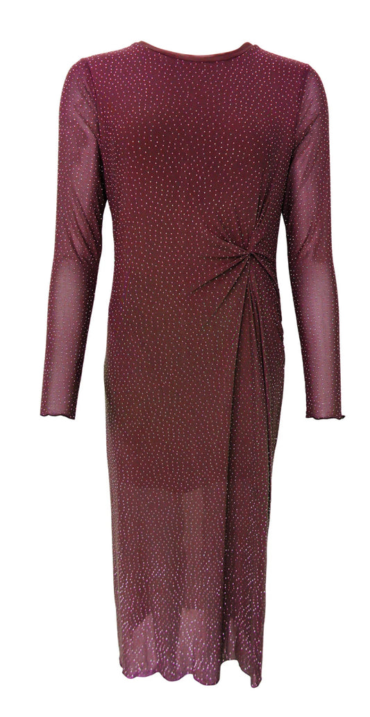 S A L E Dress Alixes glitter stone plum