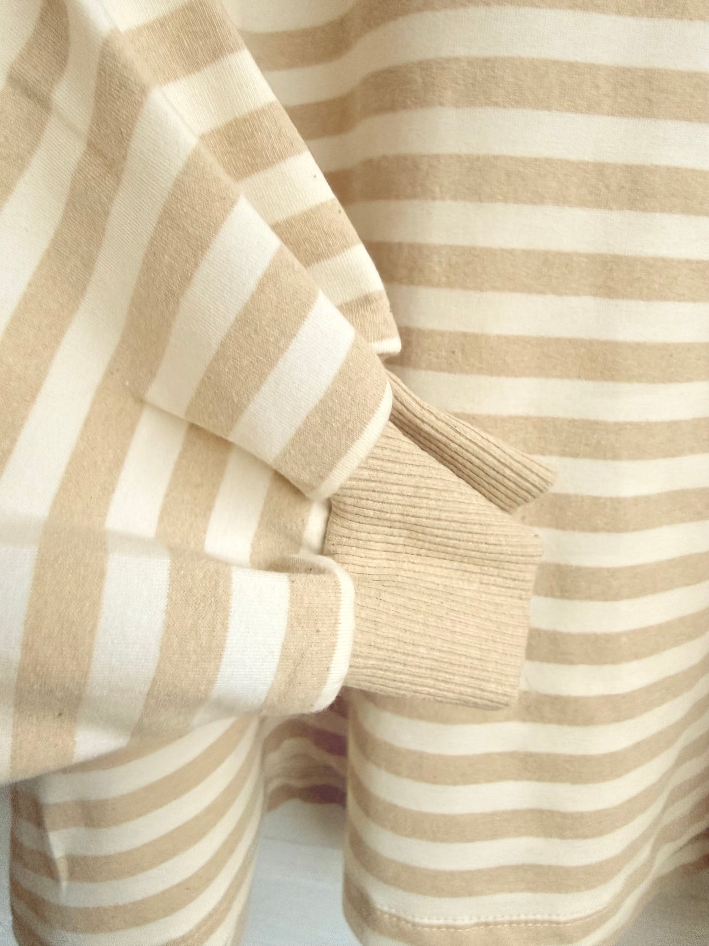 Sweat shirt stripes beige/off White