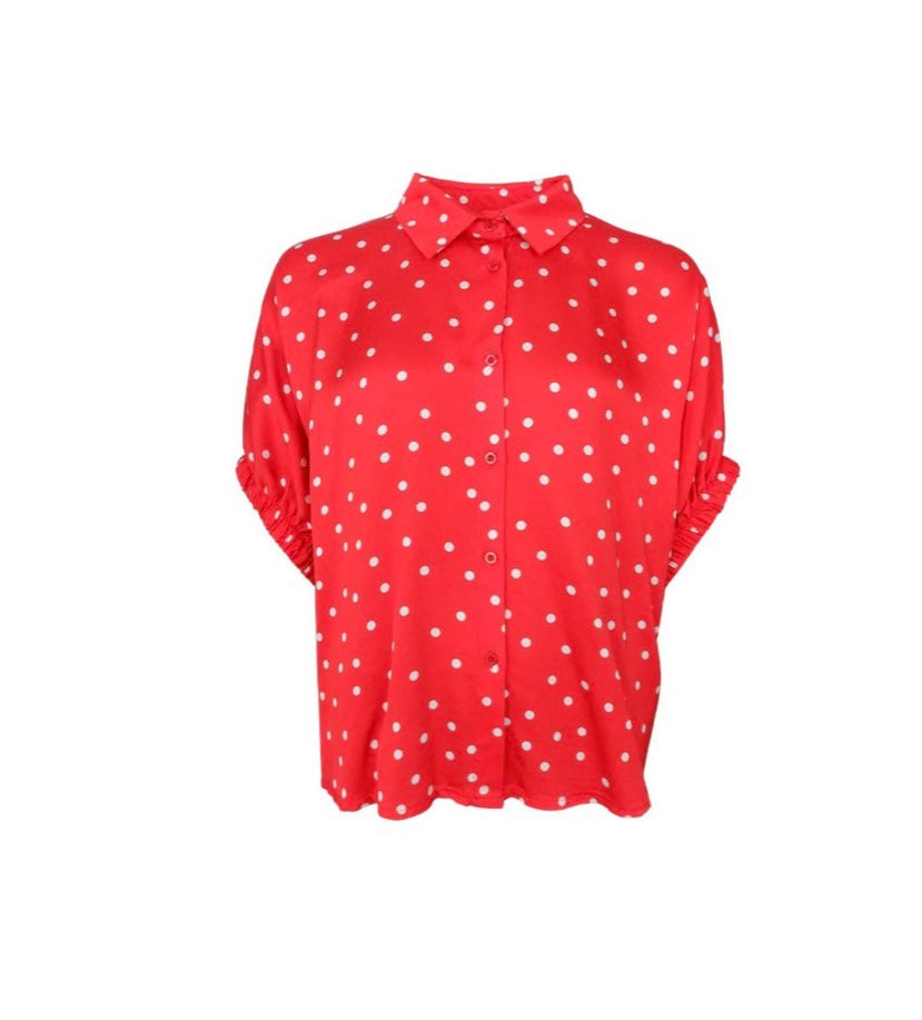 Blouse Mabel red dot