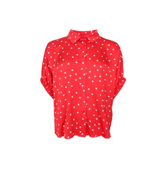 Blouse Mabel red dot