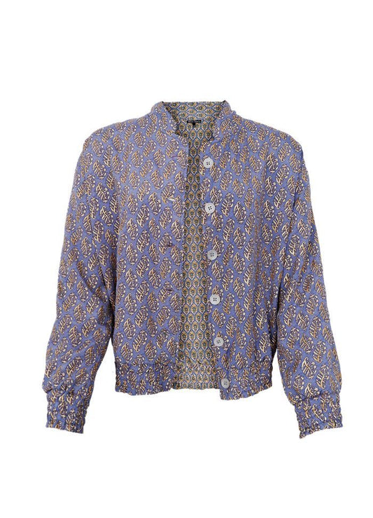 Bomber jacket reversible Blue