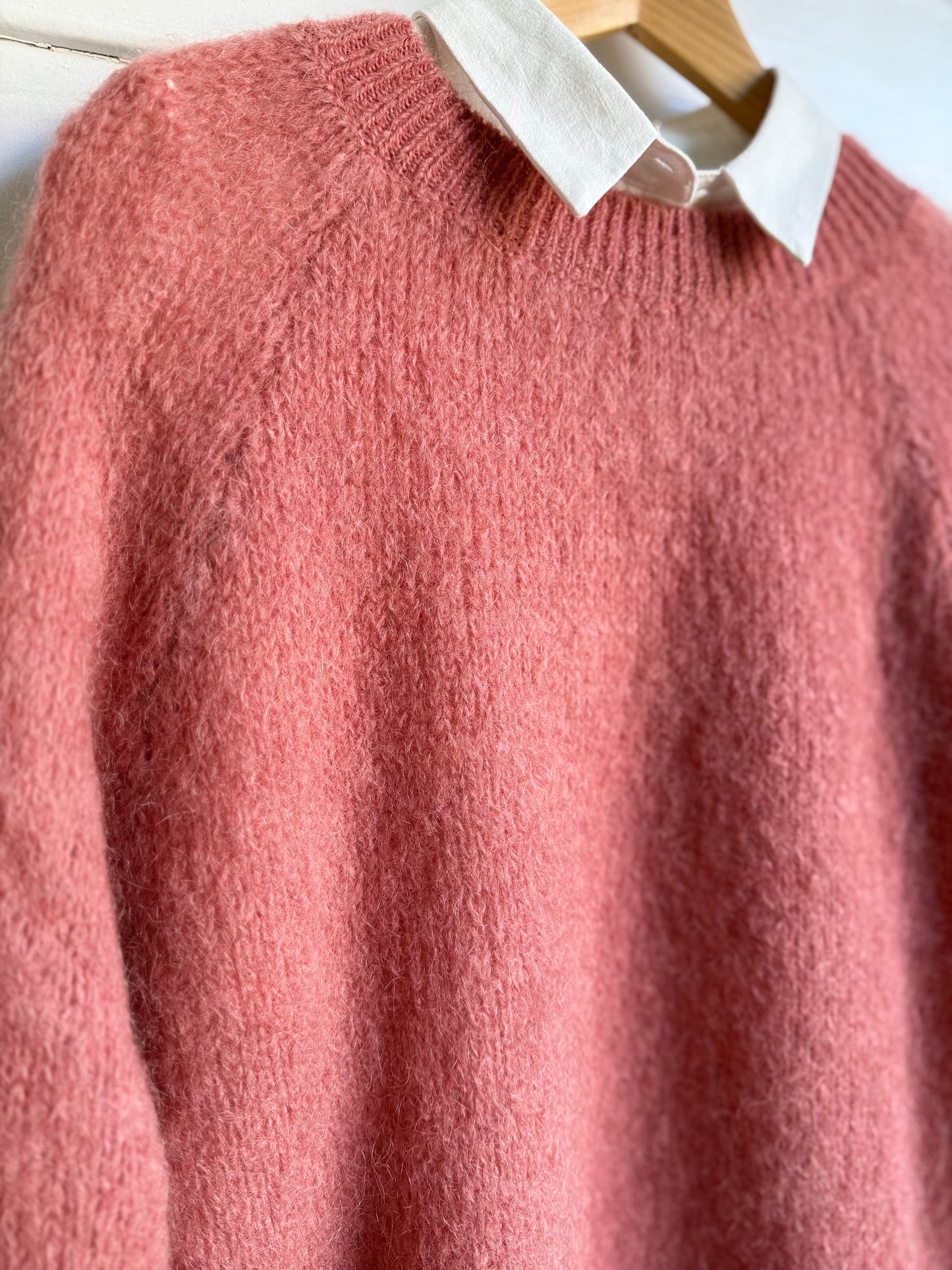 Knit ‘mohair’ blush