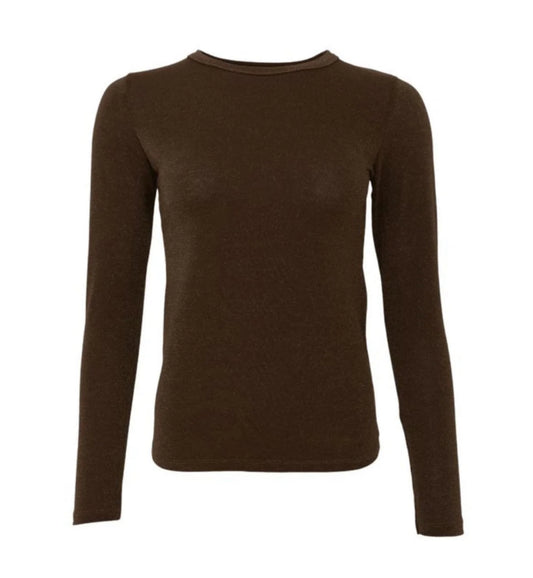 Shirt Faye Lurex Chocolate