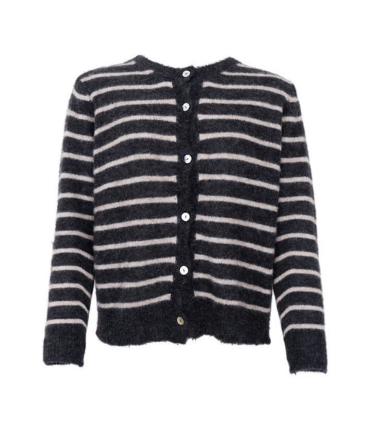 S A L E Cardigan Stripes Grey